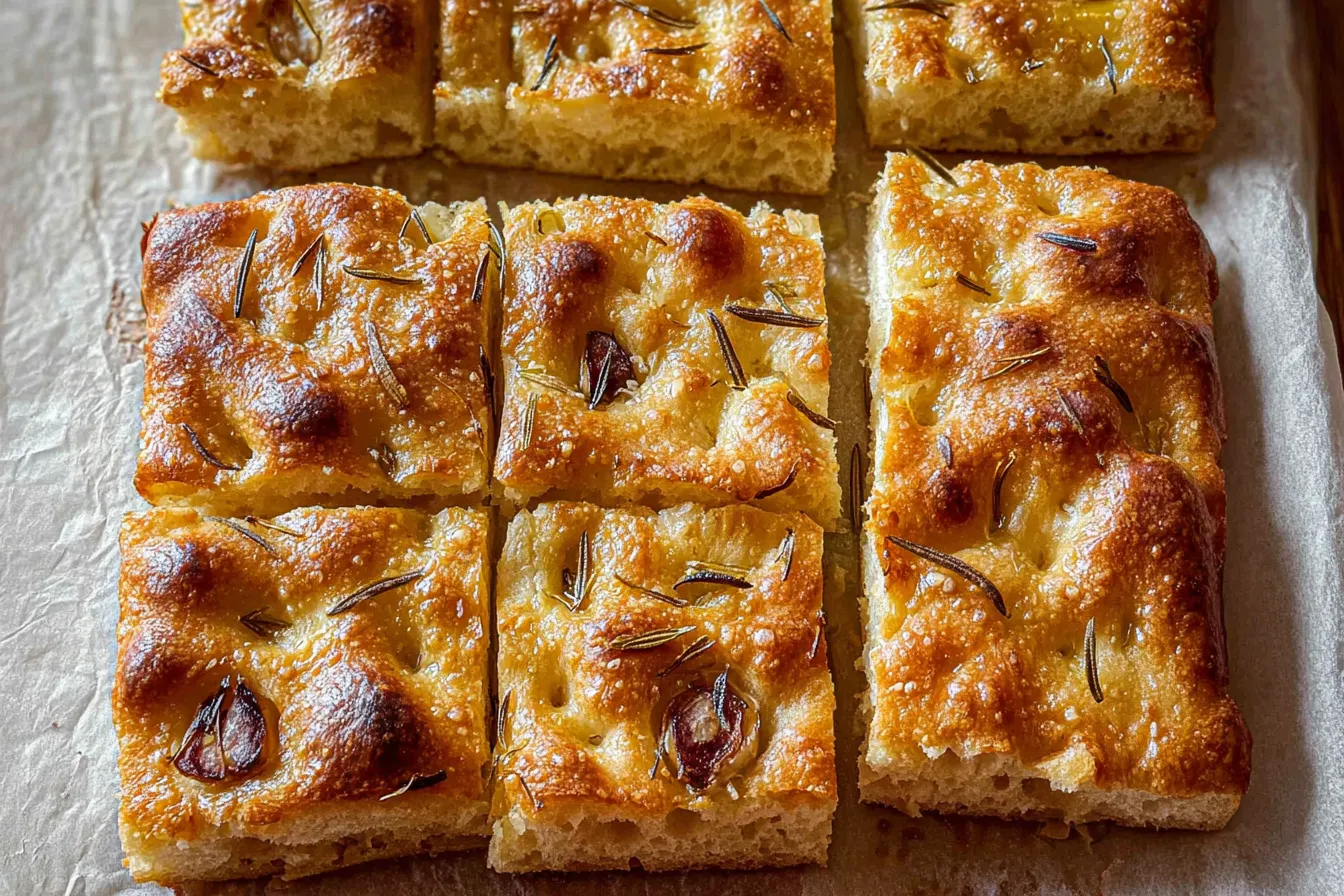 Rosemary Focaccia with Roasted Garlic – A Flavorful Delight 4 Rosemary Focaccia with Roasted Garlic