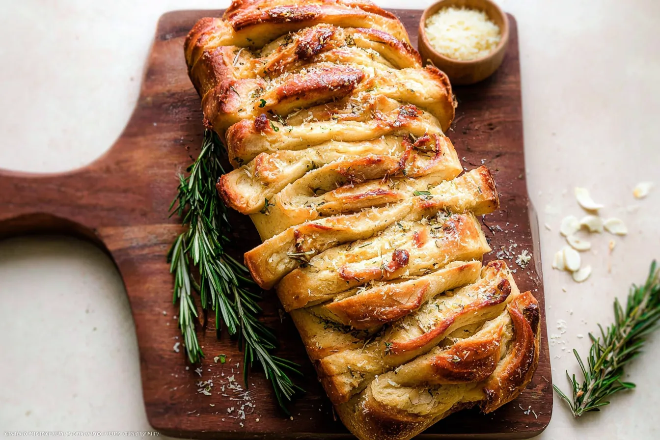 Rosemary Garlic Pull Apart Bread