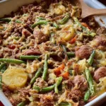 Sausage Green Bean Potato Casserole – Comfort Food Delight