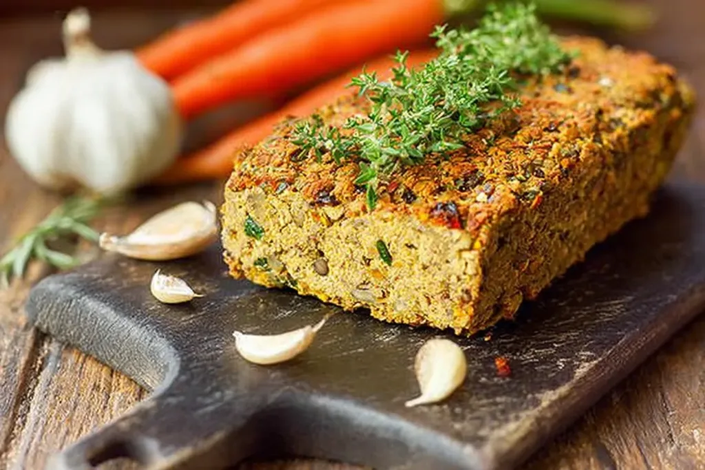 Savoury Tofu Loaf Freshly Baked