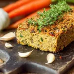 Savoury Tofu Loaf Freshly Baked