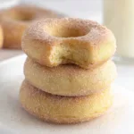 Sugar Coated Baked Donuts Fresh Out of the Oven