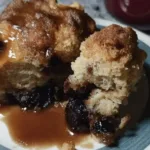 Sugar Free Blueberry Coffee Cake Slice