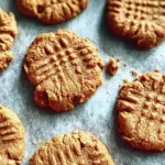 Delicious Sugar-Free Peanut Butter Cookies on a Plate