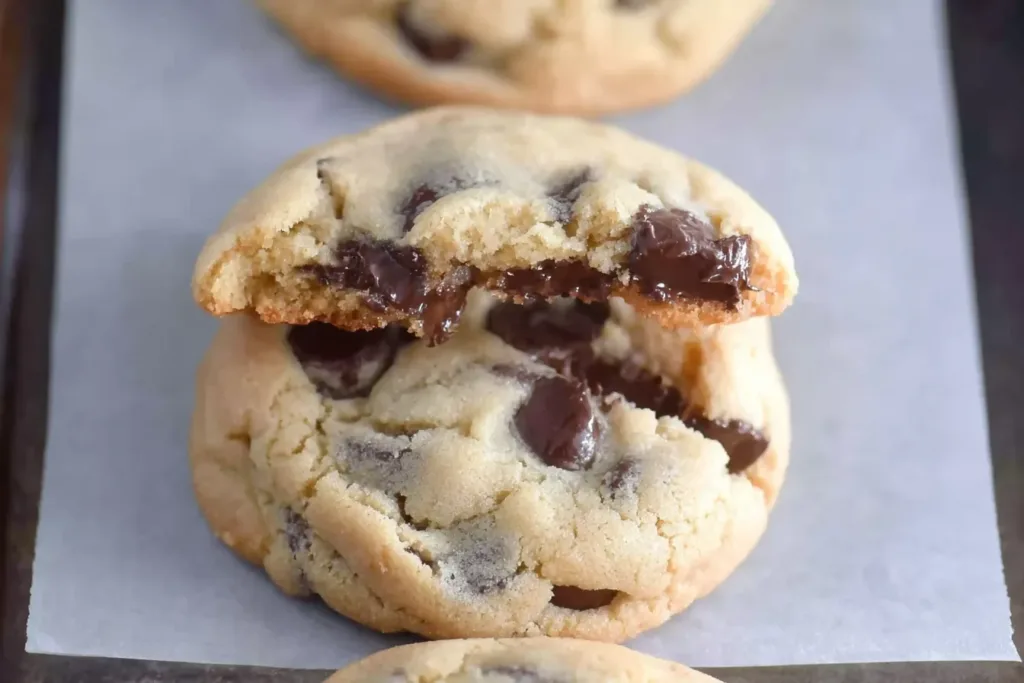 Super Soft Chocolate Chip Cookies Freshly Baked