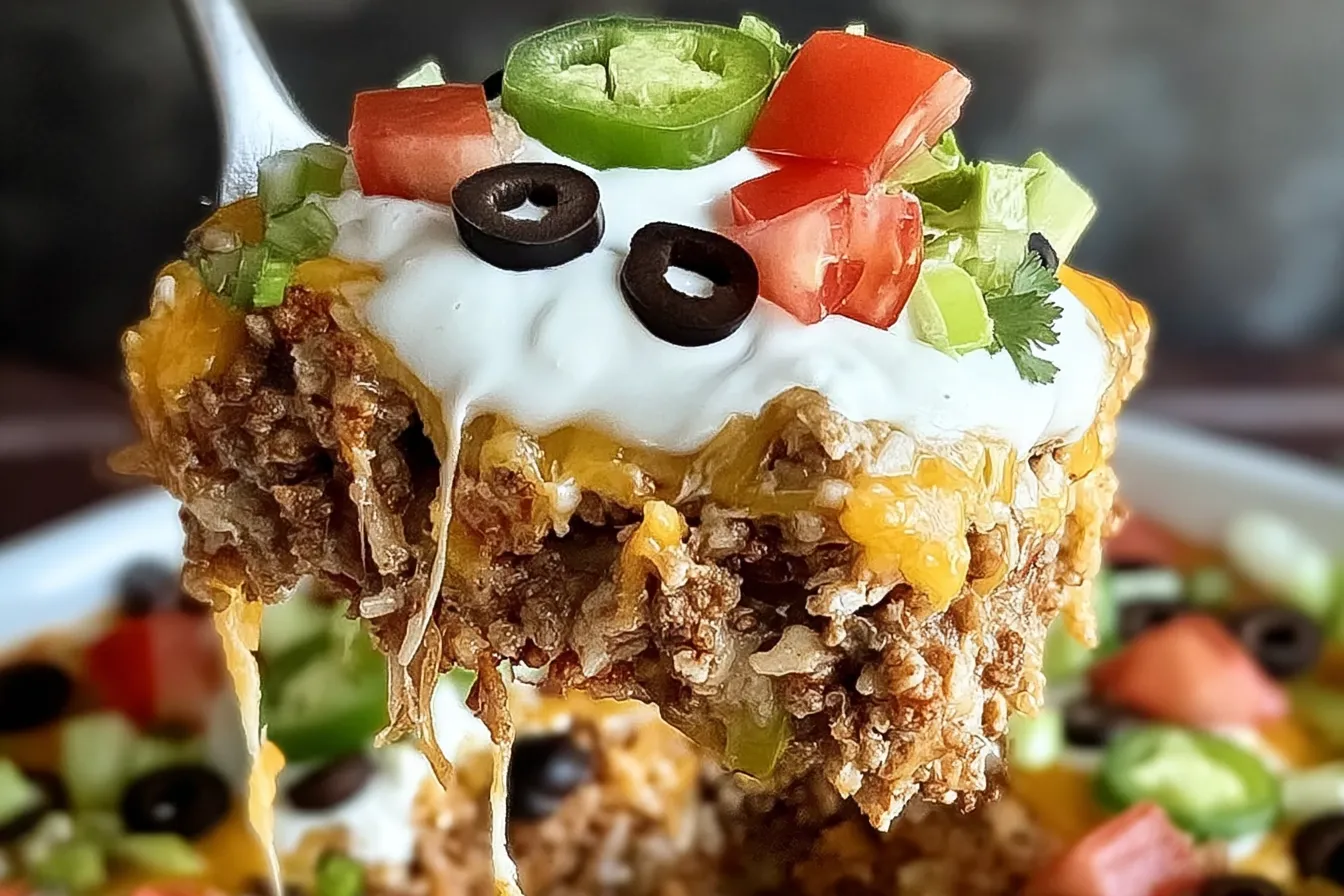 Taco Casserole Delight is a must-try family favorite! 