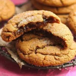 THE BEST Chewy Ginger Molasses Cookies Fresh Out of the Oven