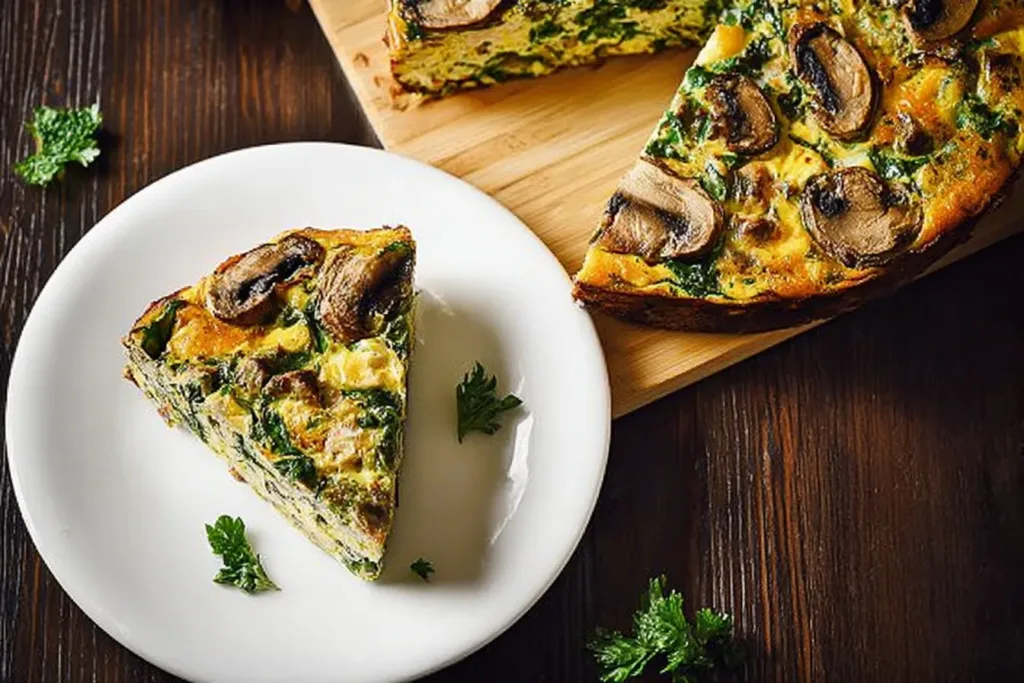 Veggie Protein Bake Freshly Baked and Ready to Serve