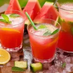 Refreshing Watermelon Lemonade in a Glass