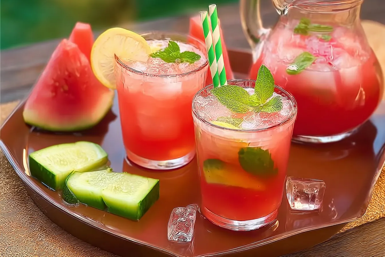 Watermelon Lemonade – The Best Fresh Summer Drink You’ll Love 