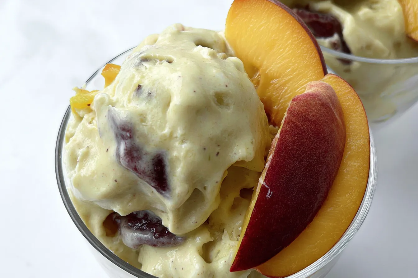 3-Ingredient Nectarine Nice Cream (Vegan/GF) 