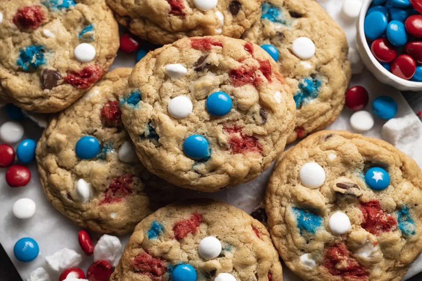 4th of July Monster Cookies