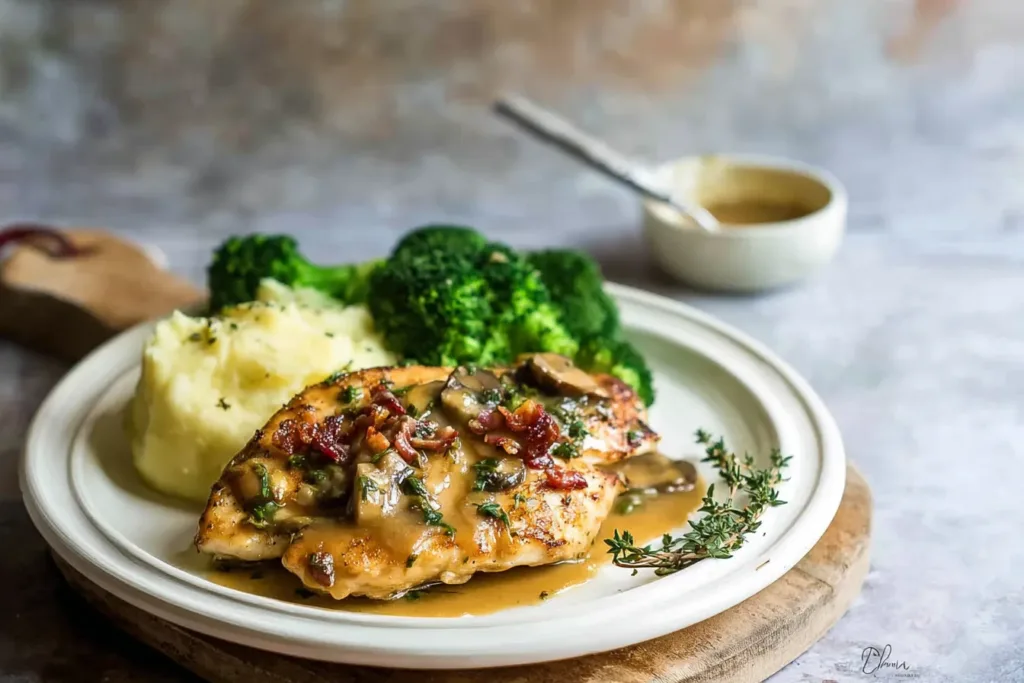 Alice Springs Chicken (Outback Copycat) Plated Meal