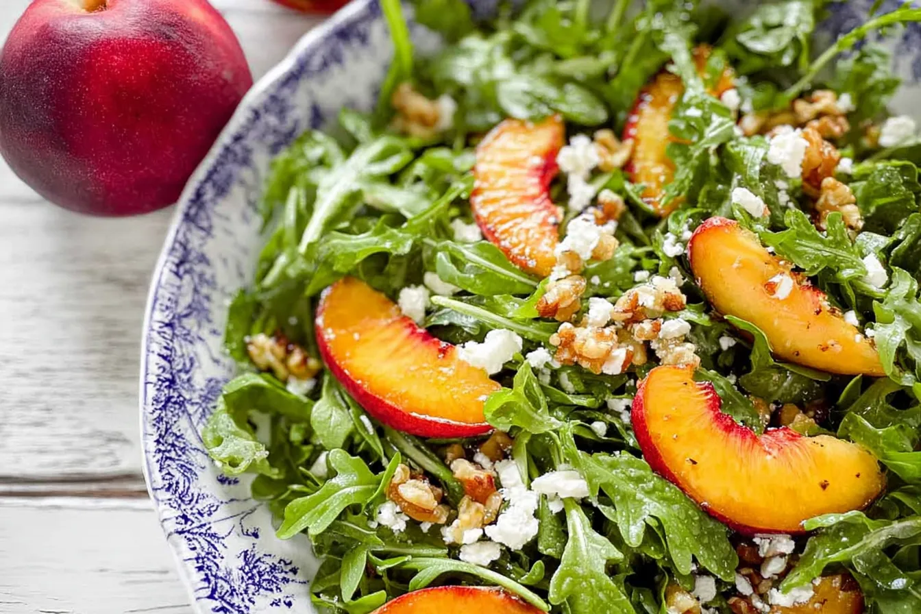 Arugula Nectarine Salad 