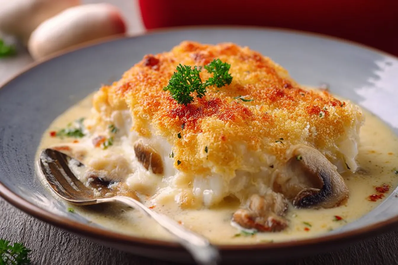 Baked Haddock au Gratin 