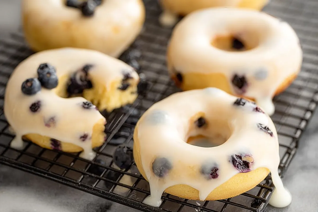 Baked Lemon Blueberry Donuts You’ll Love for Breakfast 4 Baked Lemon Blueberry Donuts