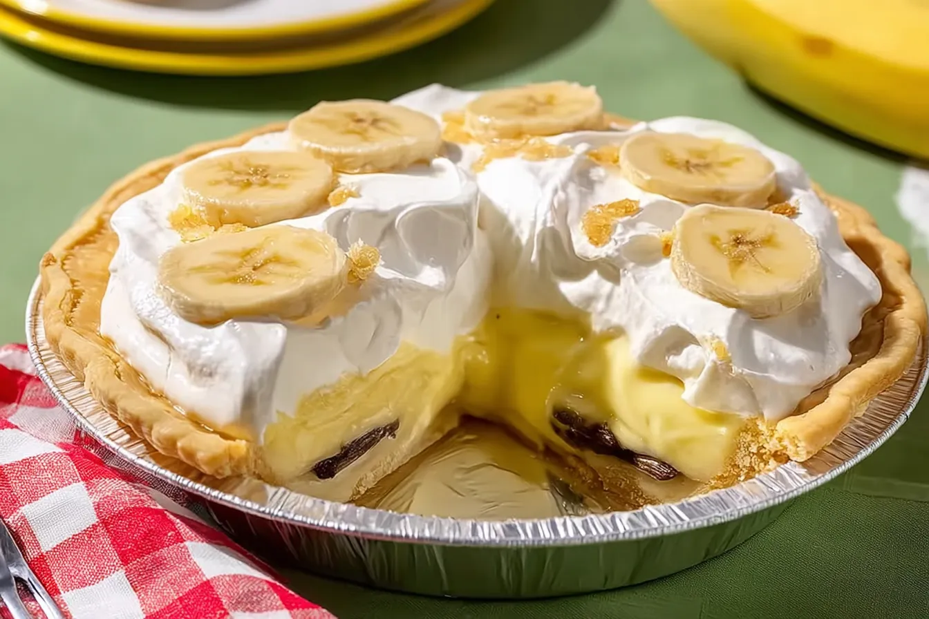 Banana Cream Pie with Pudding: A Delicious Dessert Delight 4 Banana Cream Pie with Pudding