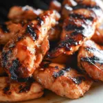 Barbecue Peach Chicken on the Grill: Summertime Flavor