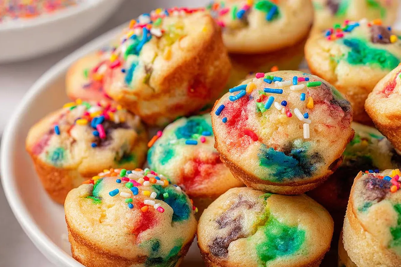 Birthday Cake Mini Muffins: Delightful Treat for Celebrations 4 Birthday Cake Mini Muffins