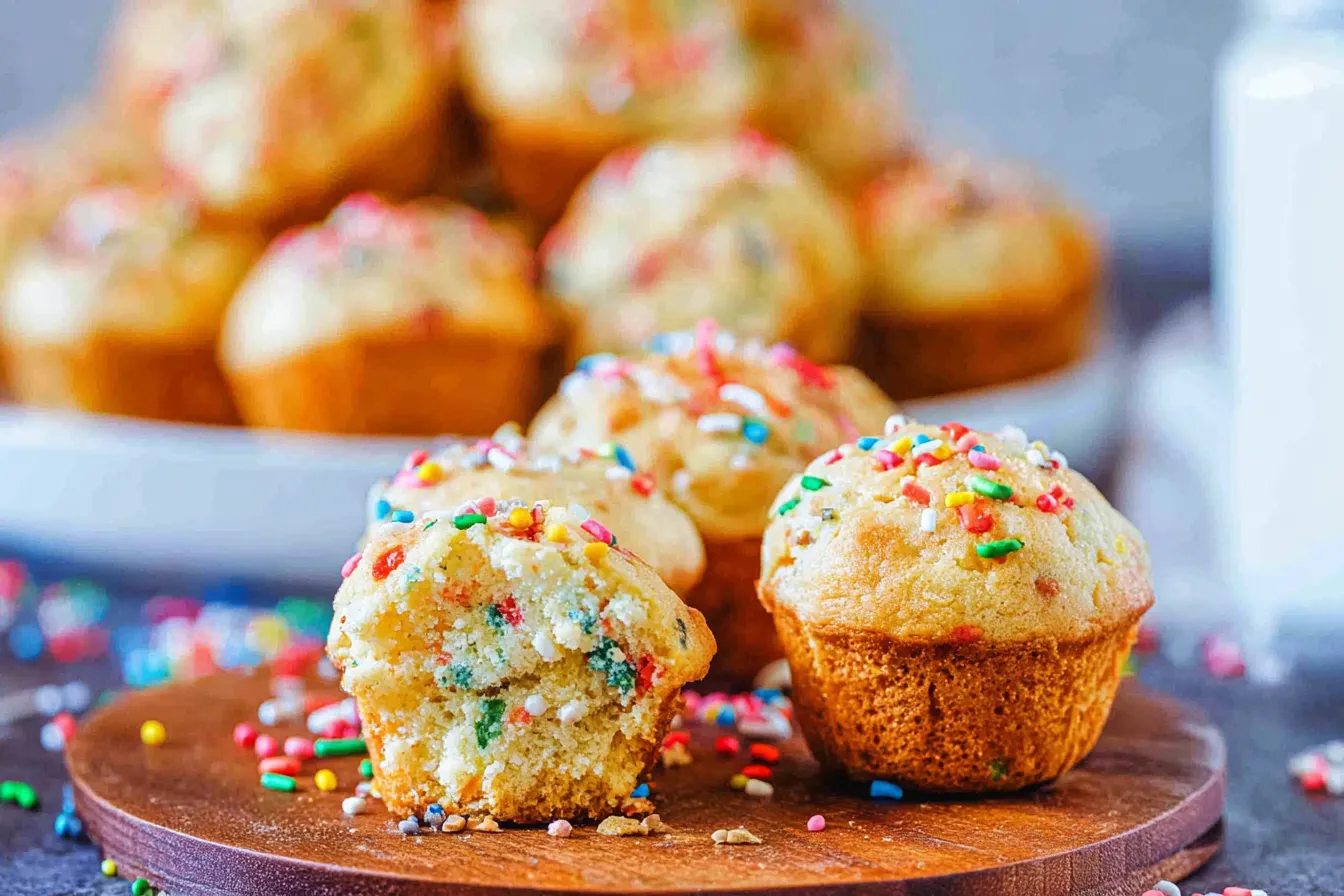 Birthday Cake Muffins