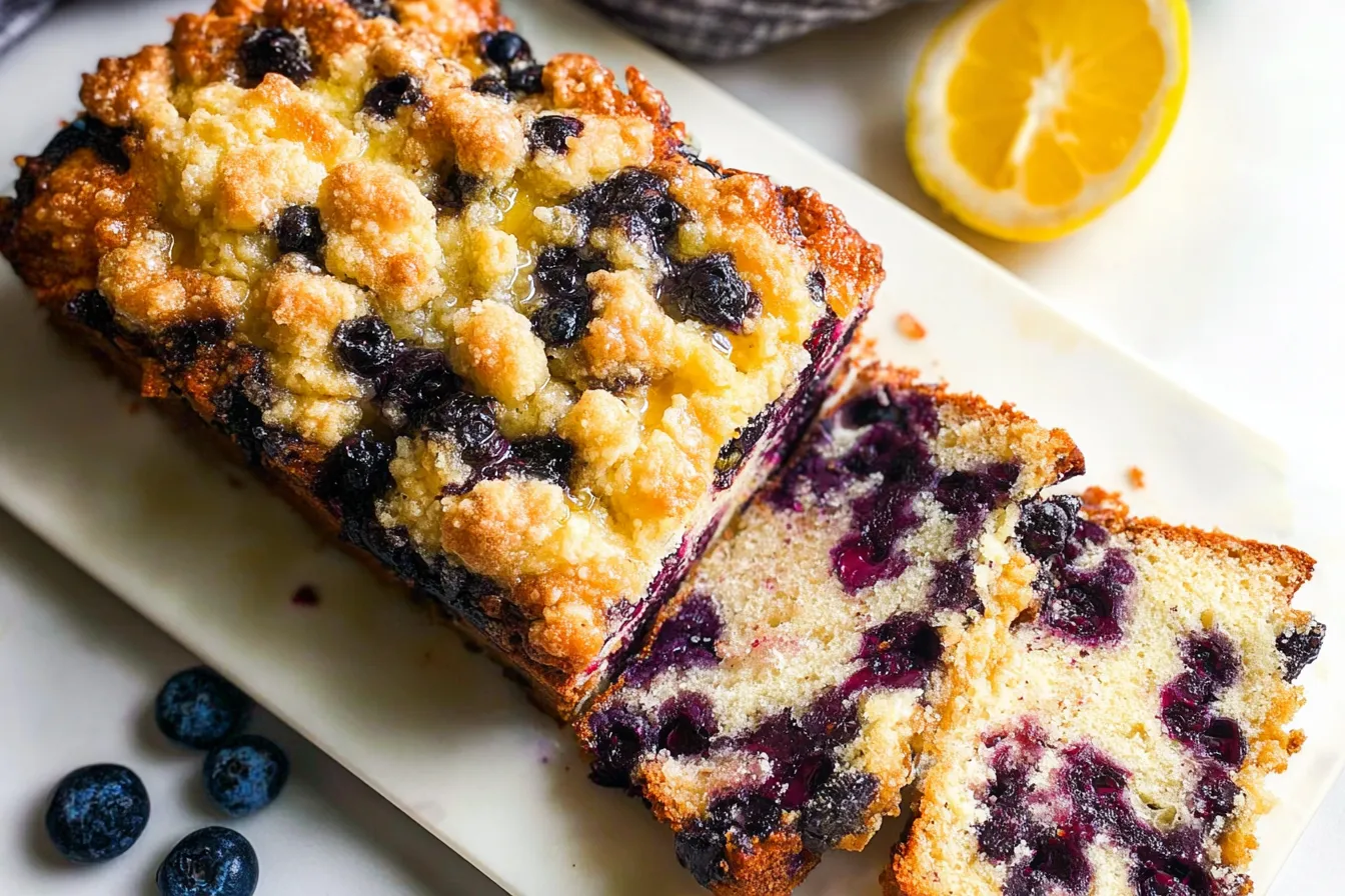 Blueberry and Lemon Loaf: A Delight to Savor! 4 Blueberry and Lemon Loaf