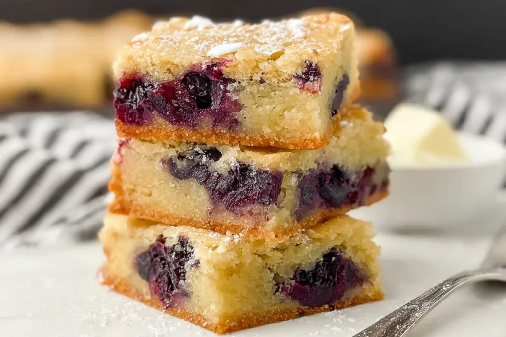 Scrumptious Blueberry Blondies Baked to Perfection