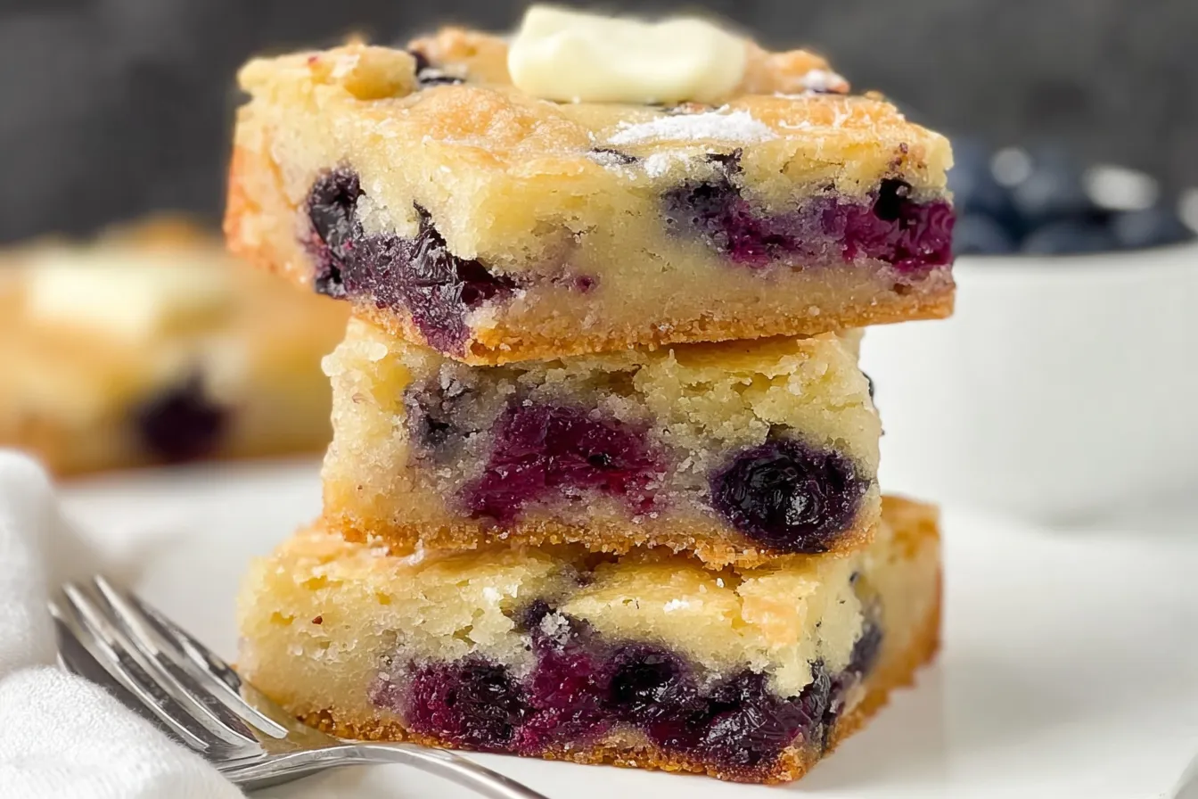 Blueberry Blondies 