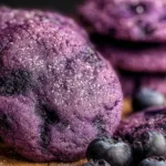 Freshly Baked Blueberry Cookies