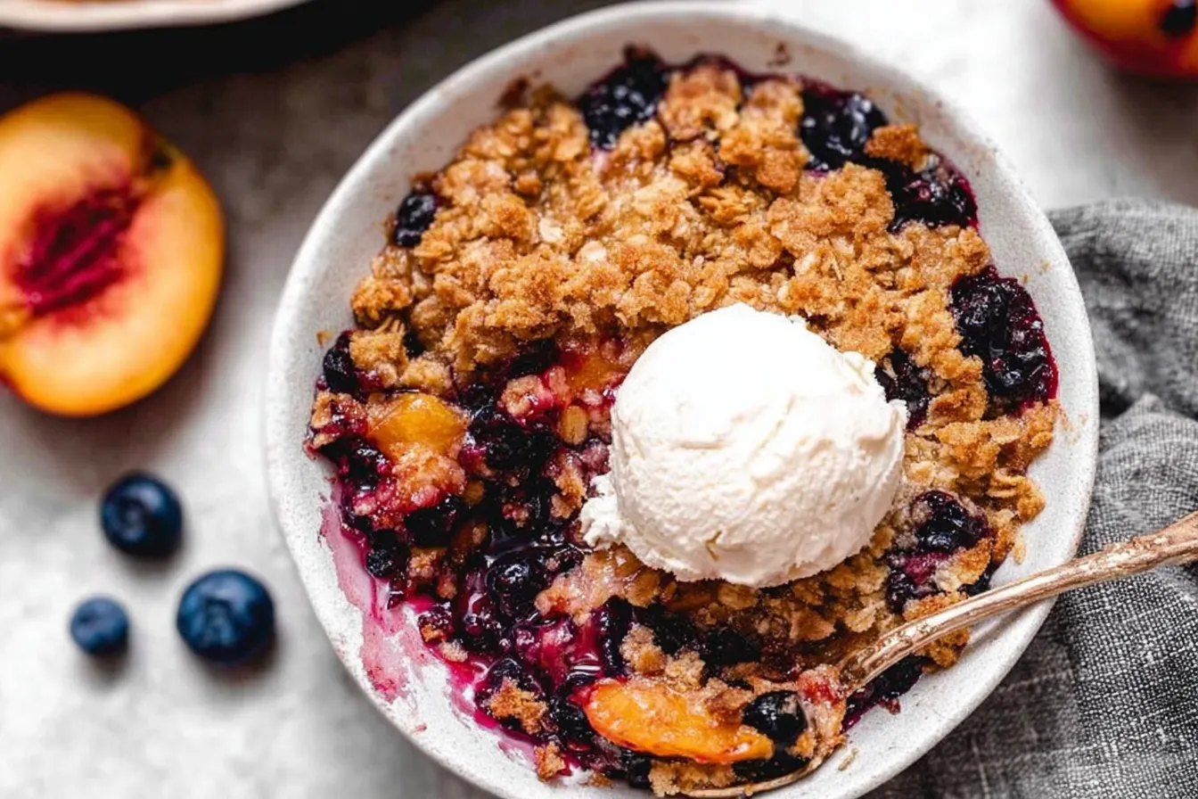 Blueberry Peach Crumble: A Delicious Autumn Delight 4 Blueberry Peach Crumble