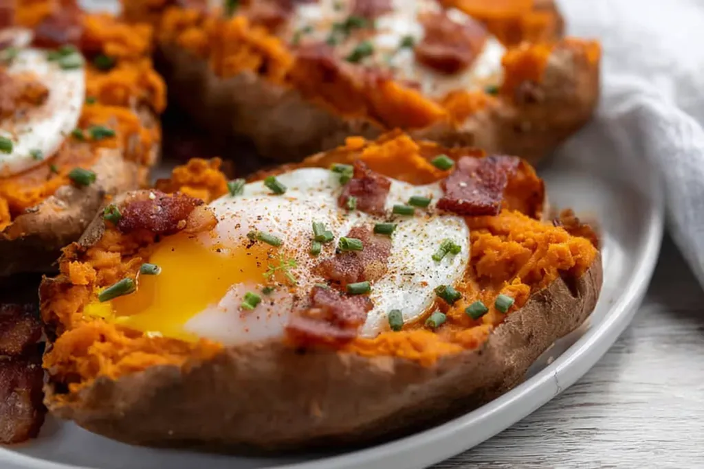 Colorful & Delicious Breakfast Sweet Potato Dish