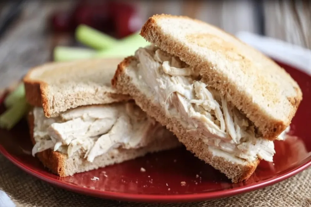 Delicious Caesar Chicken Salad Sandwiches Ready to Serve