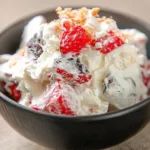 Heavenly Cheesecake Salad Ready for Serving