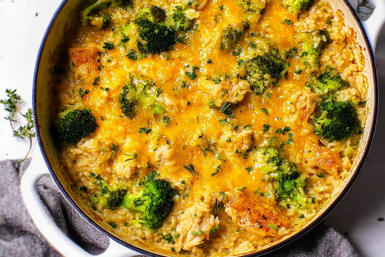 Cheesy Broccoli Chicken and Rice Casserole: Comfort Food Bliss 4 Cheesy Broccoli Chicken and Rice Casserole