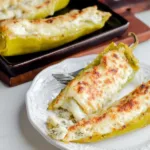 Cheesy Stuffed Banana Peppers (Gluten Free) Ready to Serve