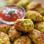 Cheesy Zucchini Tots: Irresistibly Delicious and Easy! 5 Cheesy Zucchini Tots Freshly Baked