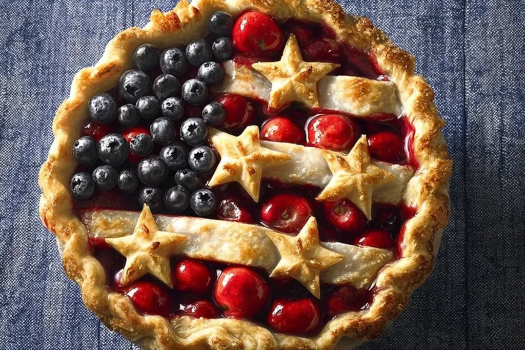 Cherry and Blueberry Pie: A Delightful Summer Dessert 3 Freshly Baked Cherry and Blueberry Pie