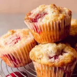 Delicious Cherry Muffins Freshly Baked