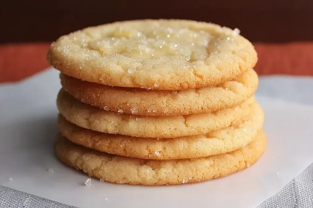 Delicious Chewy Sugar Cookies Freshly Baked