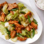 Delicious Chicken and Cabbage Stir Fry in a Wok