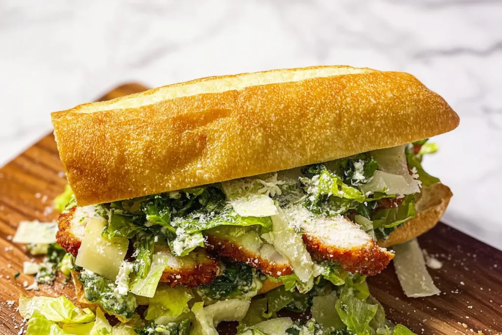Mouthwatering Chicken Caesar Salad Sandwiches Recipe