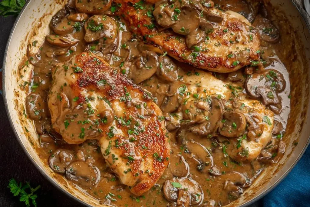 Chicken Marsala: A Delightful Dinner That Impresses 3 Chicken Marsala Dish with Creamy Mushroom Sauce