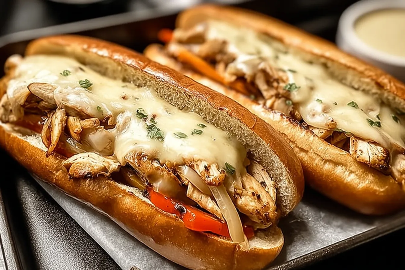 Chicken Philly Cheese Steaks: A Flavor Explosion Awaits! 4 Chicken Philly Cheese Steaks