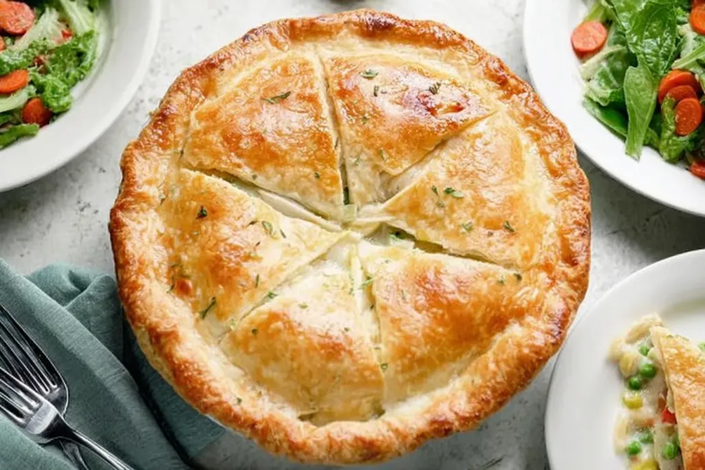 Delicious Chicken Potpie Fresh from the Oven