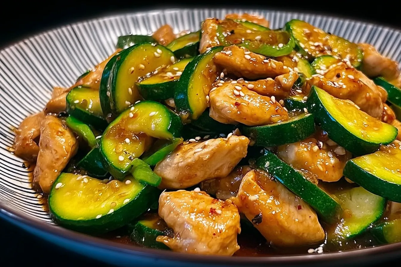Chicken Zucchini Stir Fry 