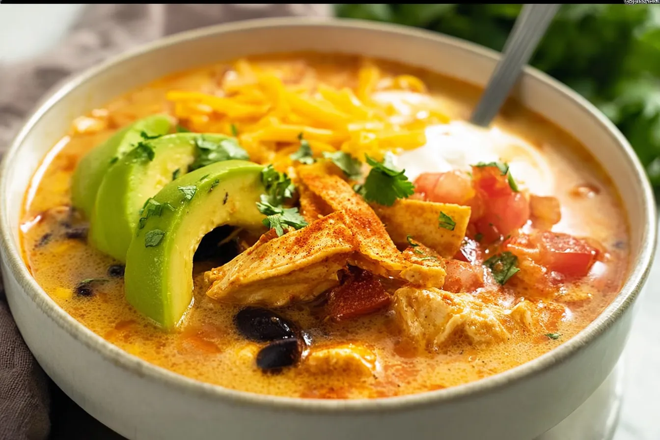 Creamy Chicken Tortilla Soup: A Cozy Delight Under 30 Minutes 4 Creamy Chicken Tortilla Soup
