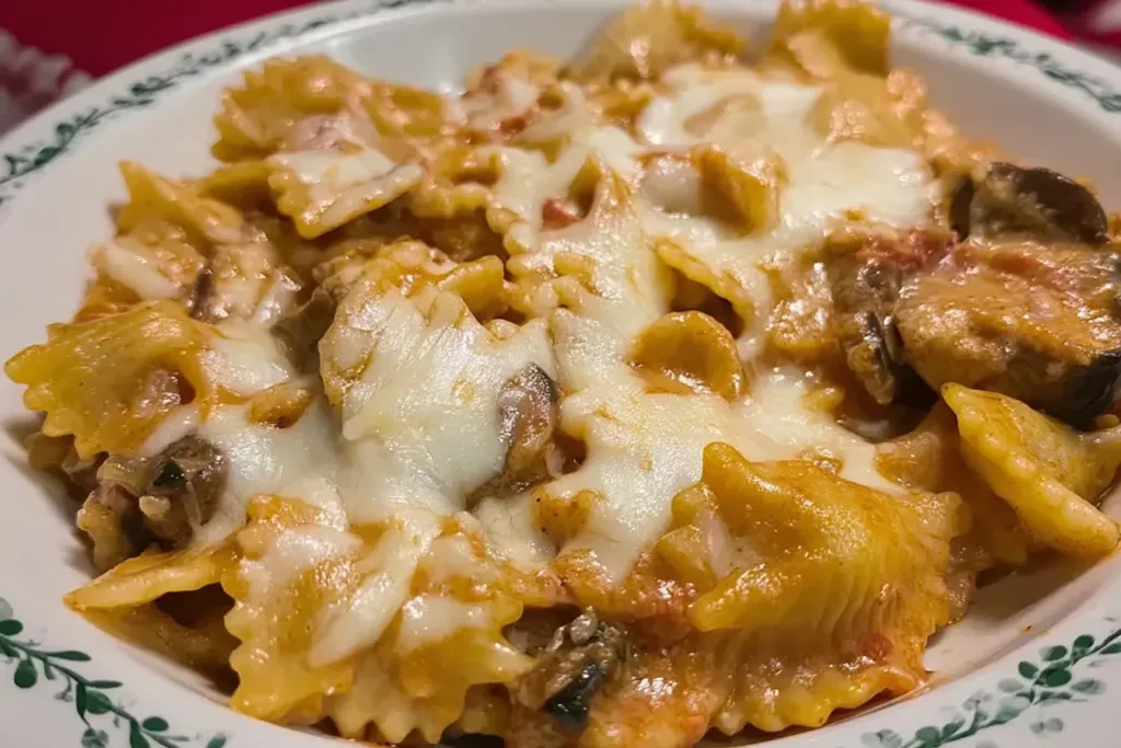 Creamy Pasta Casserole Fresh Out of the Oven