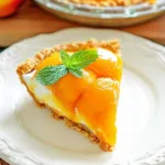 Creamy Peach Pie: A Sweet Delight for Your Taste Buds 5 Creamy Peach Pie Fresh Out of the Oven