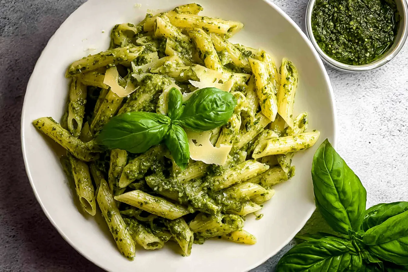 Creamy Pesto Pasta (30-Minute Meal!) 
