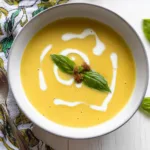 Creamy Summer Squash Soup in a Bowl