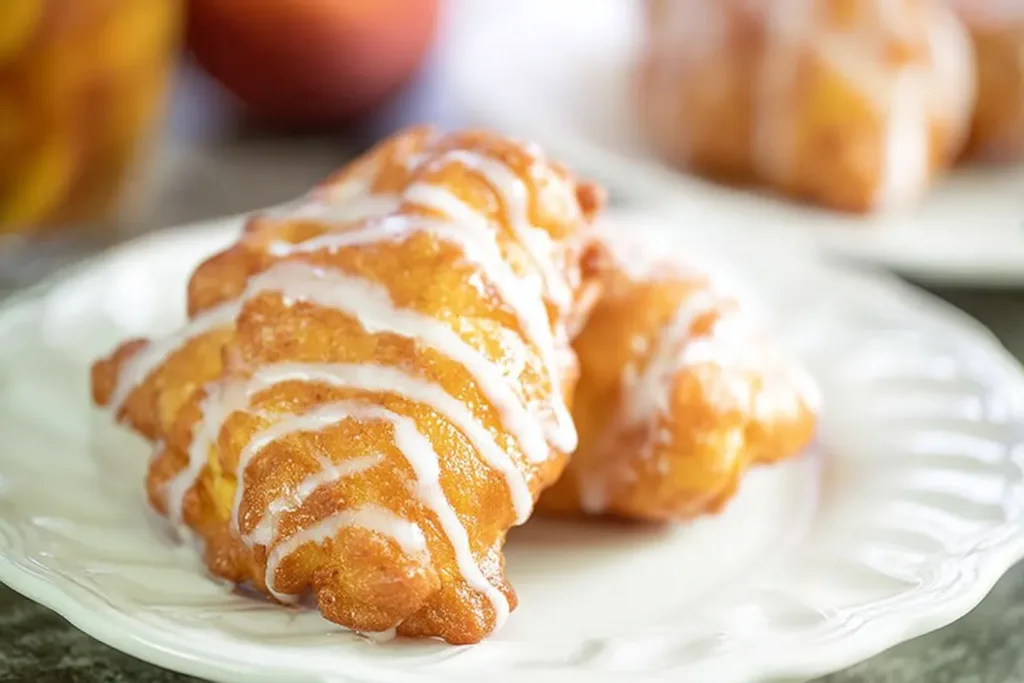 Delicious Fresh Peach Fritters Ready to Enjoy